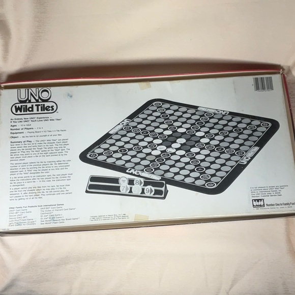 UNO Wild Tiles Board Game Vintage 1983- Complete Game - Picture 2 of 13